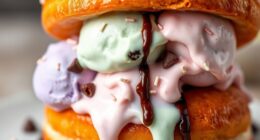 ice cream sandwich doughnuts