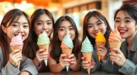 k pop idols gelato preferences