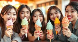 k pop idols gelato preferences