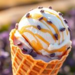 lavender honey gelato