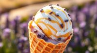 lavender honey gelato