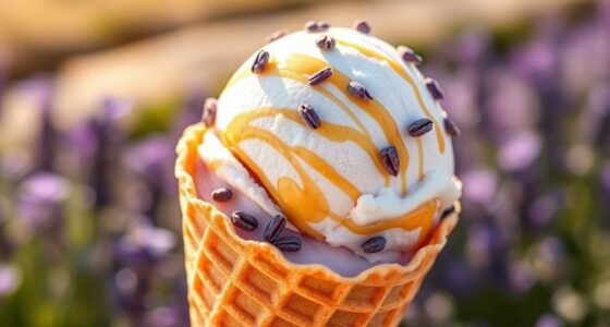 lavender honey gelato