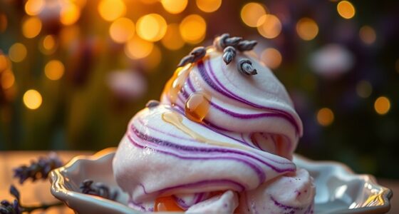 lavender honey gelato