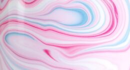 layered frozen dessert art