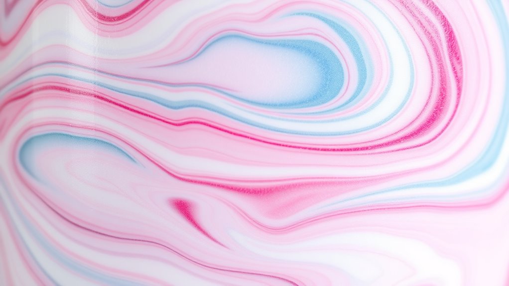 layered frozen dessert art