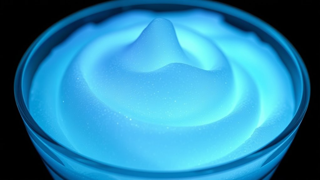 luminous proteins in ice