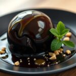 luxurious truffle chocolate dessert