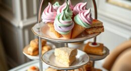 mini gelato cones display
