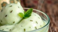 mint infused moroccan gelato