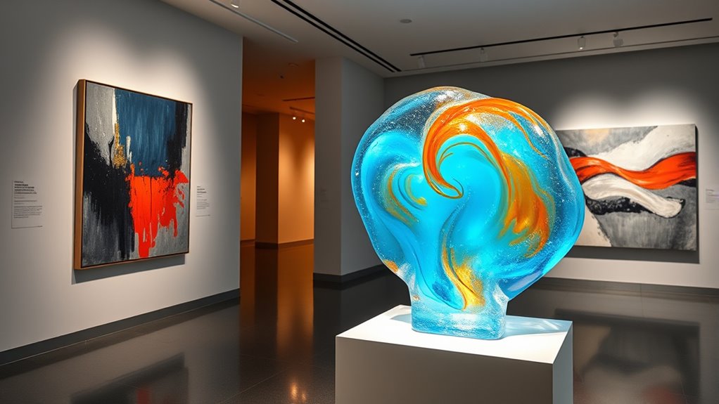 museums showcase frozen art