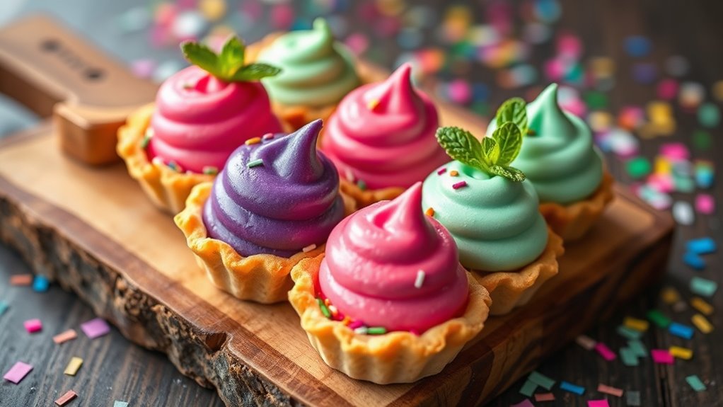 no bake mini gelato tarts
