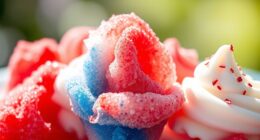 patriotic firecracker sorbet