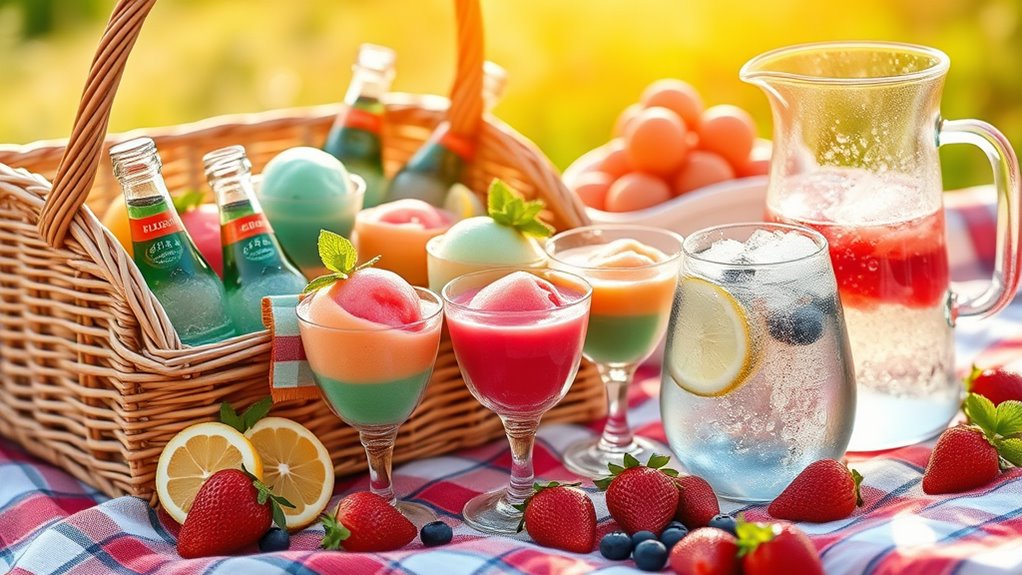 refreshing sparkling water pairings