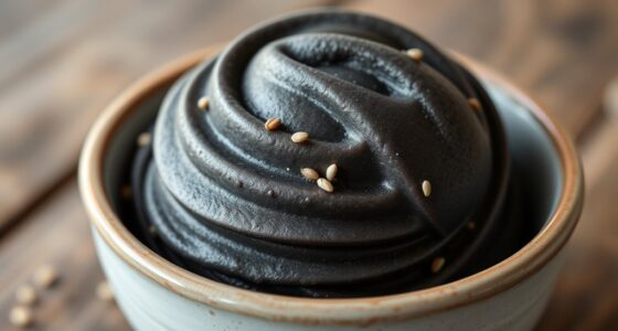 rich nutty black sesame