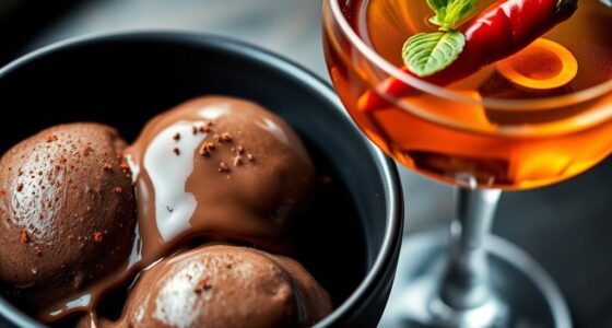spicy chocolate mezcal drinks