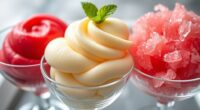 types of frozen desserts