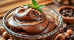 vegan hazelnut chocolate gelato