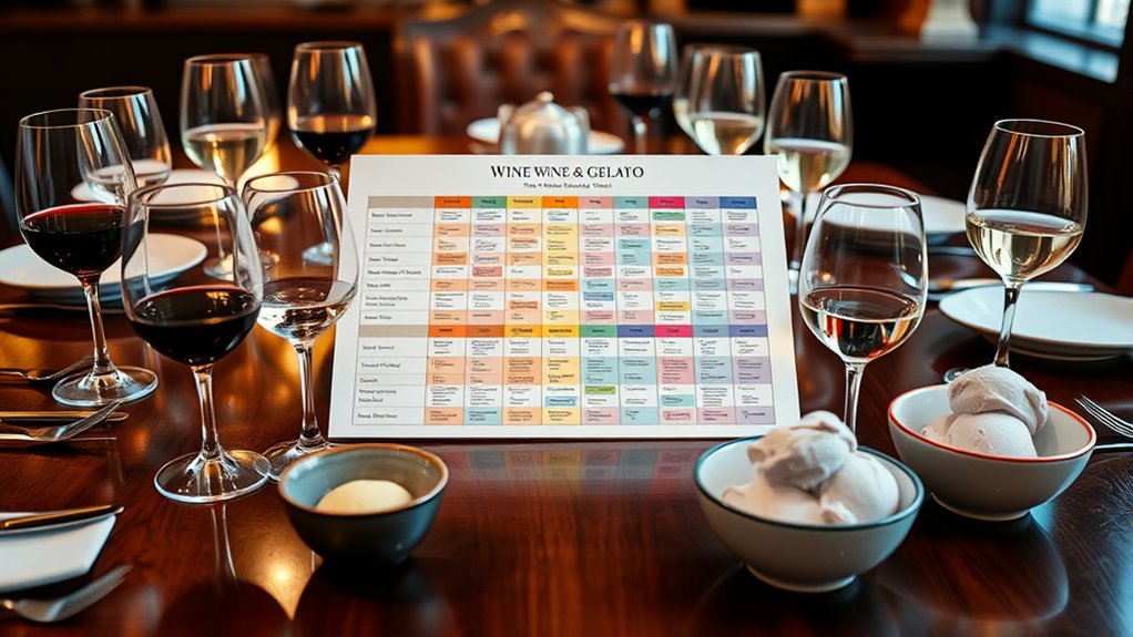 wine gelato pairing guide