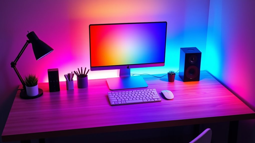 adjustable customizable lighting options