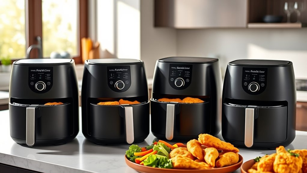 dual basket air fryers