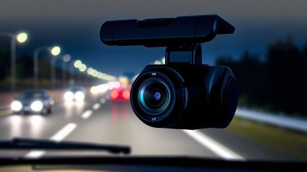 night vision dash camera features