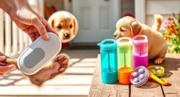 portable dog paw cleaning tools