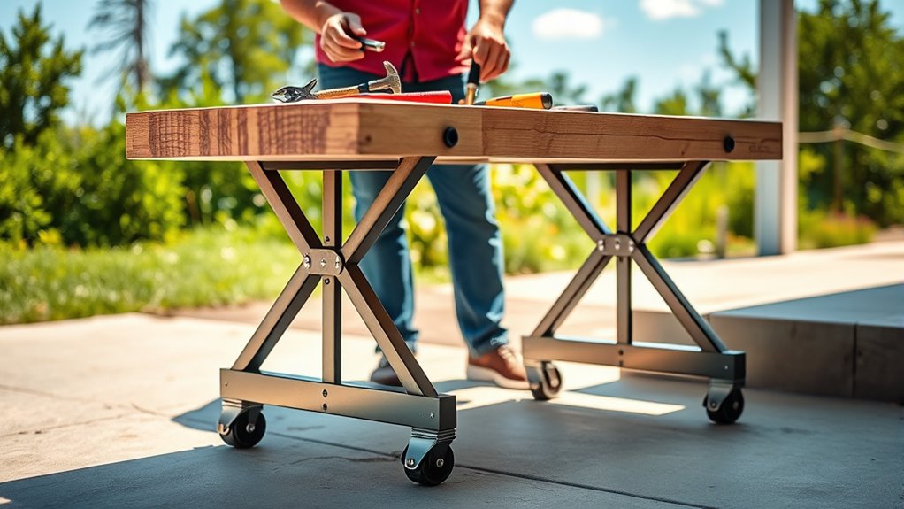 portable stable workbenches