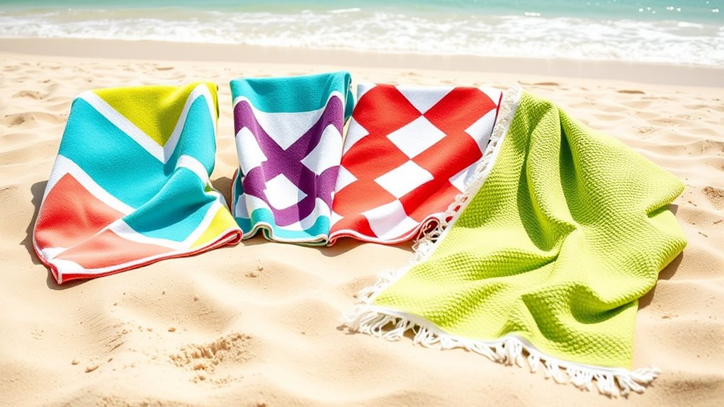 sand resistant beach towel