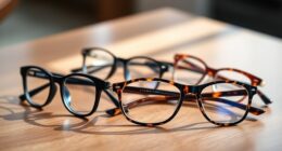 stylish blue light blocking glasses