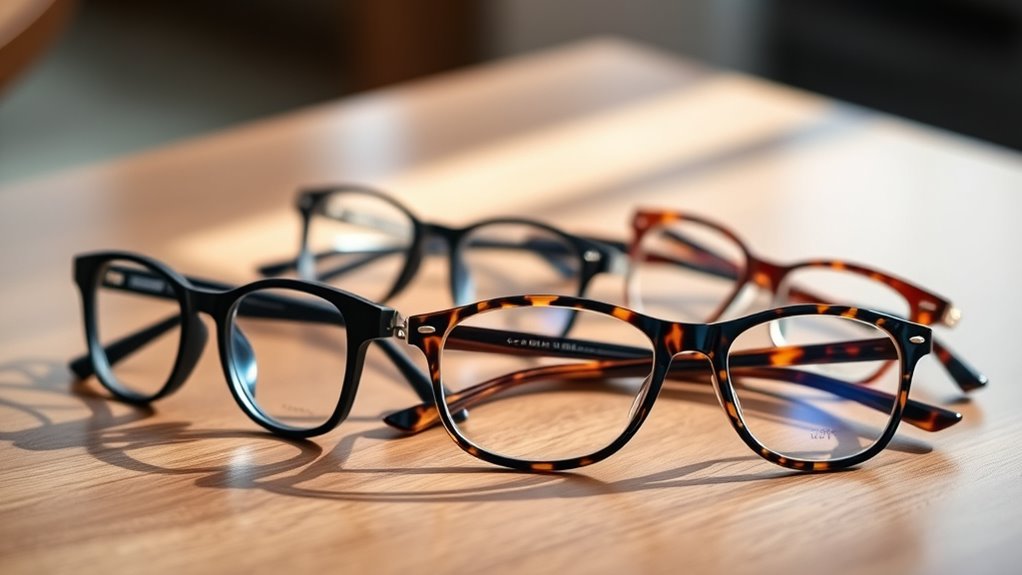 stylish blue light blocking glasses