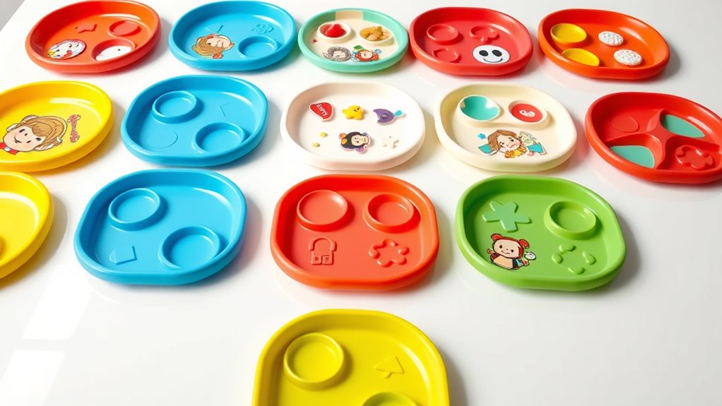 toddler suction plate sets