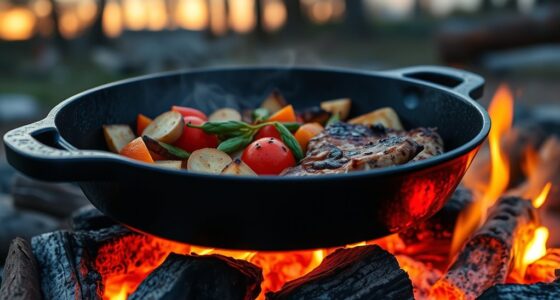 top camping cast iron skillets