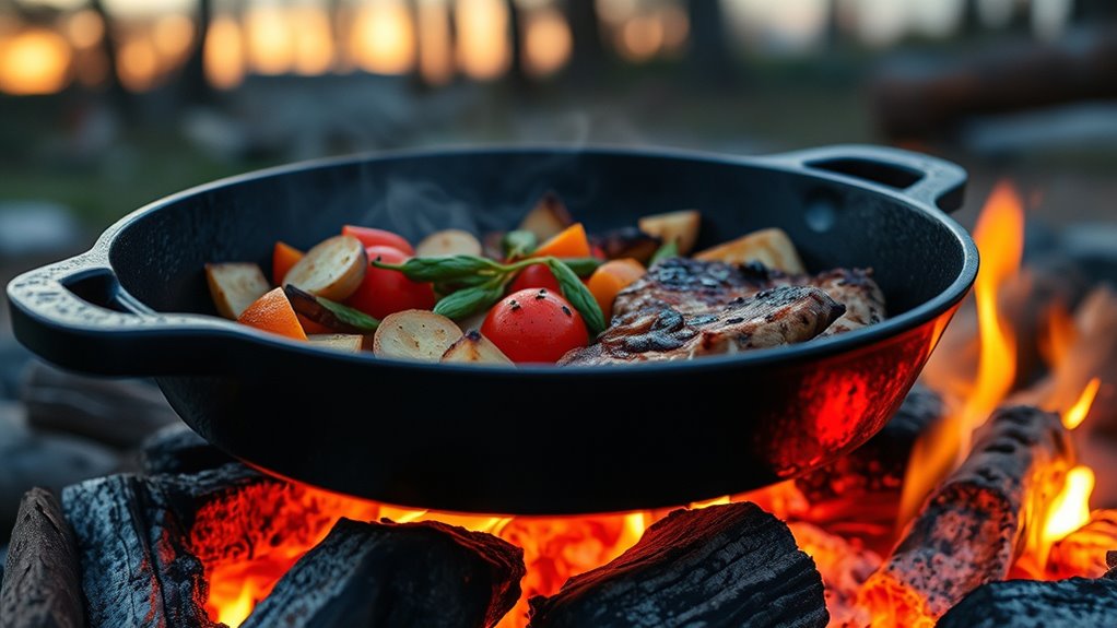 top camping cast iron skillets