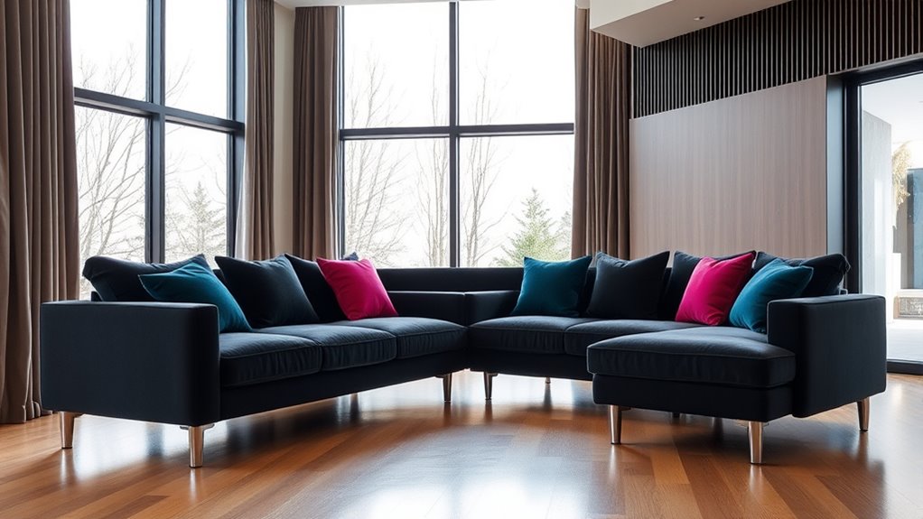top convertible u shaped sofas