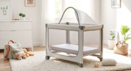 top foldable travel cribs