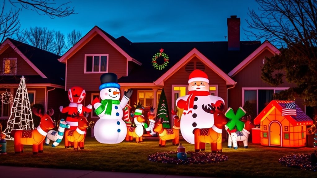 top inflatable holiday decorations