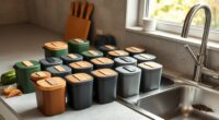 top kitchen compost bins