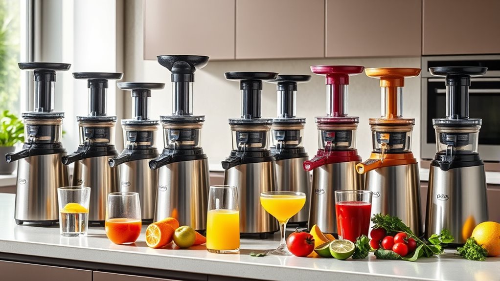 top masticating juicers list