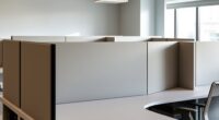top noise blocking desk dividers
