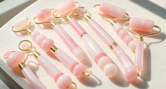 top rose quartz facial rollers