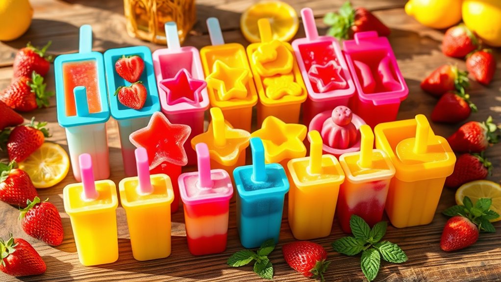 top silicone popsicle molds