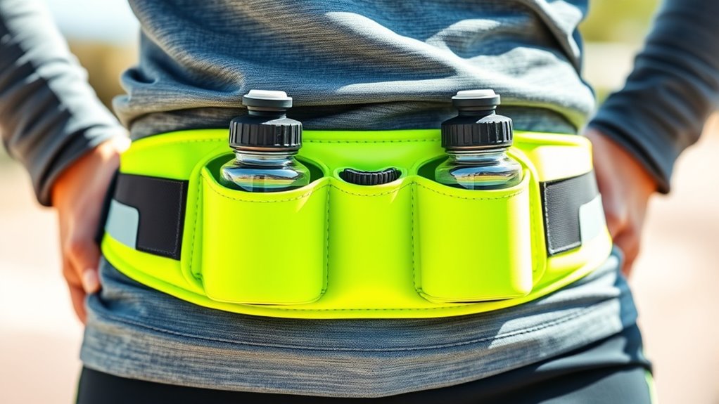 top water bottle running belts