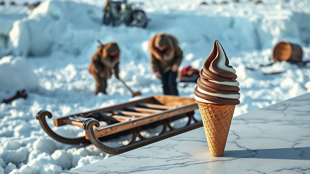 ancient snow ice cream