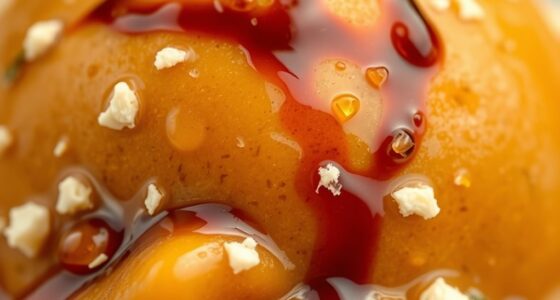 cheese and balsamic gelato