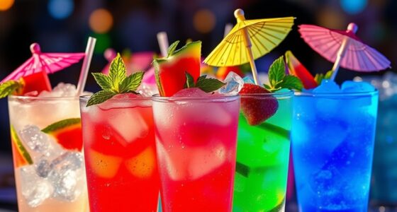 chilled alcoholic frozen treats