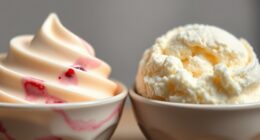comparing gelato and ice cream