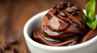 creamy dairy free chocolate gelato