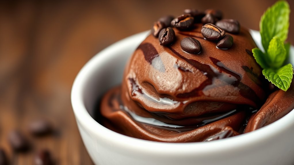 creamy dairy free chocolate gelato