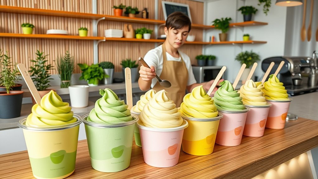 eco friendly gelato shop practices