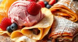 european dessert and gelato flavors